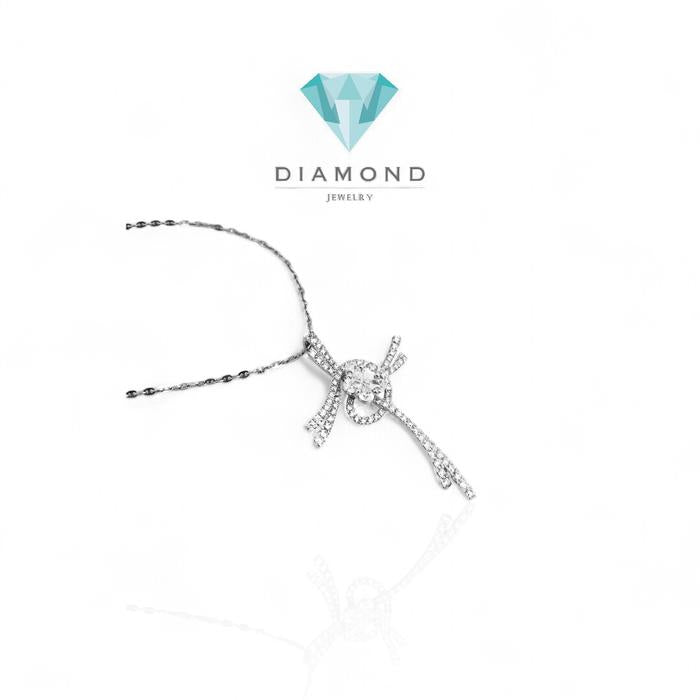 Liontin Berlian Salib Modern lotus/Diamond cross pendant lotus style- Diamond jewelry