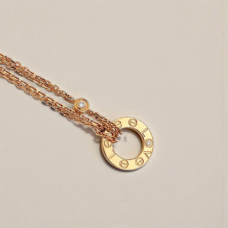 Love Diamond Bracelet 18K / Gelang Berlian Love 18K / Diamond Jewelry 156GBD58100AB - HT