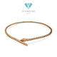 Ulo Serpenti Necklace 18K / Kalung Ulo Serpenti 18K / Diamond Jewelry 408KBD2635RY-HT