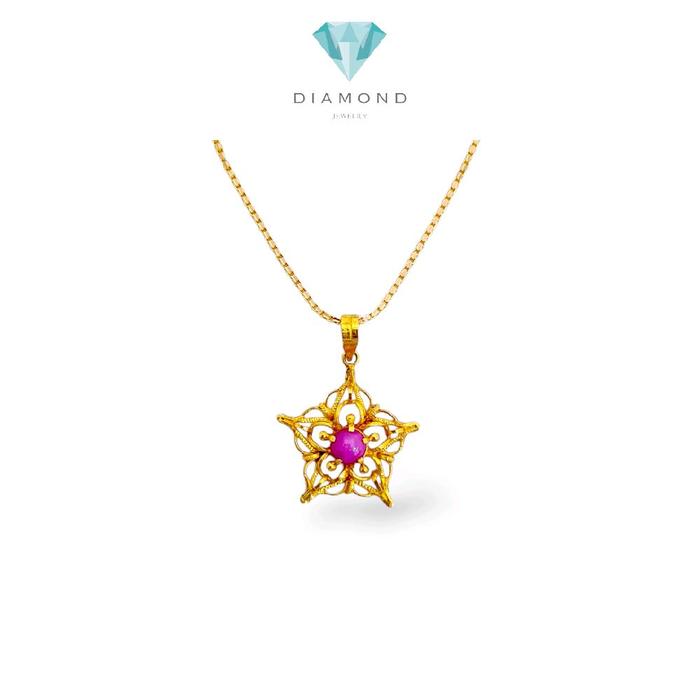 Precia Gold Pendants 23K / Liontin Emas Precia 23K / Diamond Jewelry / 222LMSWP2