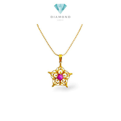 Precia Gold Pendants 23K / Liontin Emas Precia 23K / Diamond Jewelry / 222LMSWP2