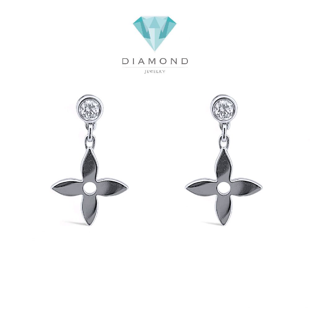Ldylle Blossom Diamond Earring 18K / Anting Berlian Ldylle Blossom 18K / Diamond Jewelry 395ABD4000RY-HT