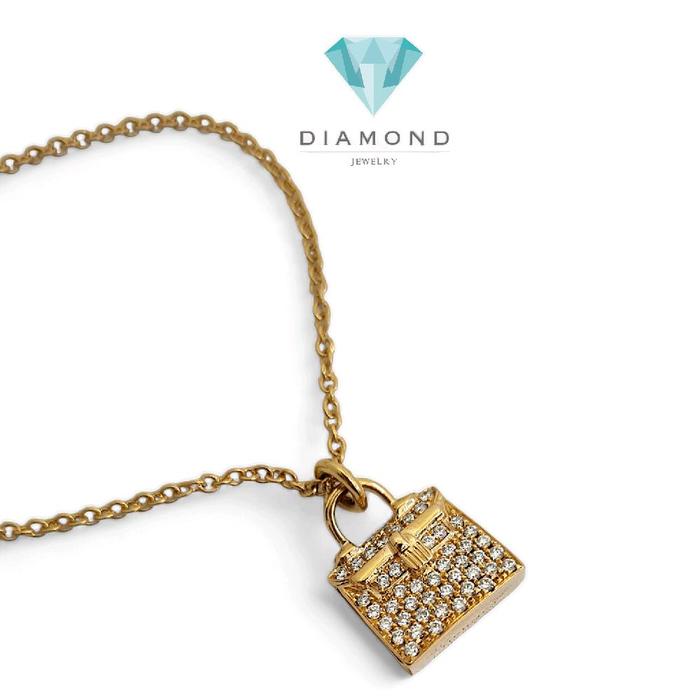 Amulette HR Diamond Necklace 18K-Diamond Jewelry-398KBD12000RY