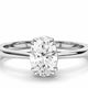 OVAL 0.9-1 crt Diamond Natural Ring-Diamond Jewelry