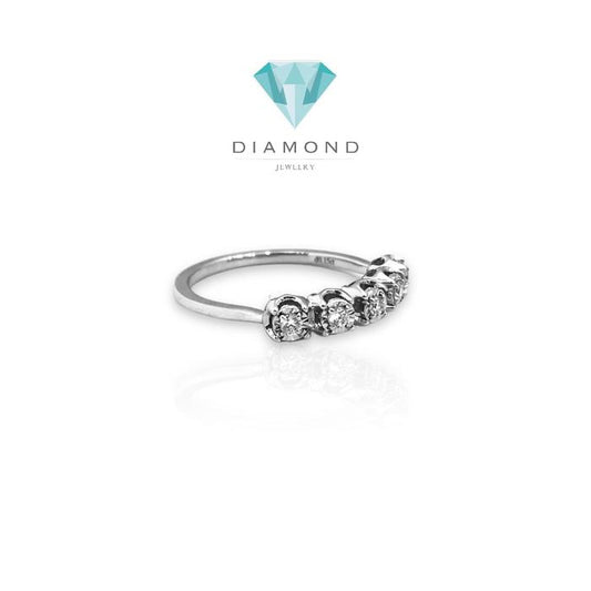 Tennis Diamond Ring 18k 4 diamond solitaire/lstring diamond ring tennis ring/cincin listring 4 mata 18k-Diamond Jewelry