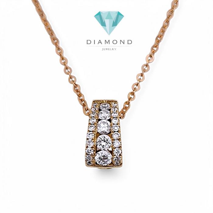 Liontin Diamond Trapesium stack18K / diamond pendant trapesium stackDiamond Jewelry