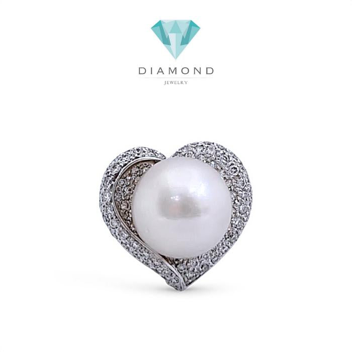 Love Pearl Diamond Ring 18K / Diamond Jewelry