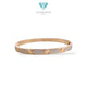 Diamond Studded Love Bracelet 18K / Diamond Jewelry / GBD361000AB
