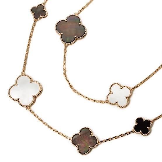 Magic Clover 16 Motif 18K Gold-Diamond Jewelry-53KBD295000AB-HT