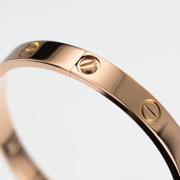 Love hollow bracelet 18k gold-Diamond Jewelry