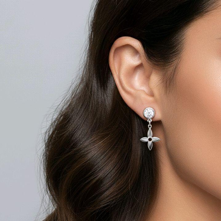 Ldylle Blossom Diamond Earring 18K / Anting Berlian Ldylle Blossom 18K / Diamond Jewelry 395ABD4000RY-HT