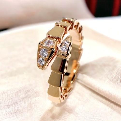 Diamond ring 18k rose gold ulo viper-Diamond Jewelry-313CBD9000RY-HT