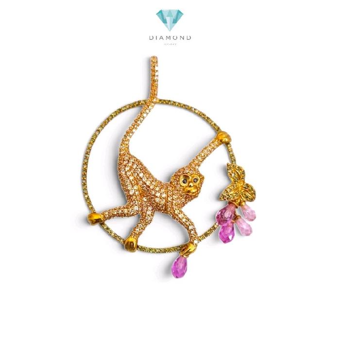 Gold Animal Pendant 18K / Liontin Emas Hewan 18K / Diamond Jewelry / 30LM10WP