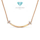 Smile Diamond Necklace 18K / Kalung Berlian Senyum 18K / Diamond Jewelry 132KBD66000AB -HT