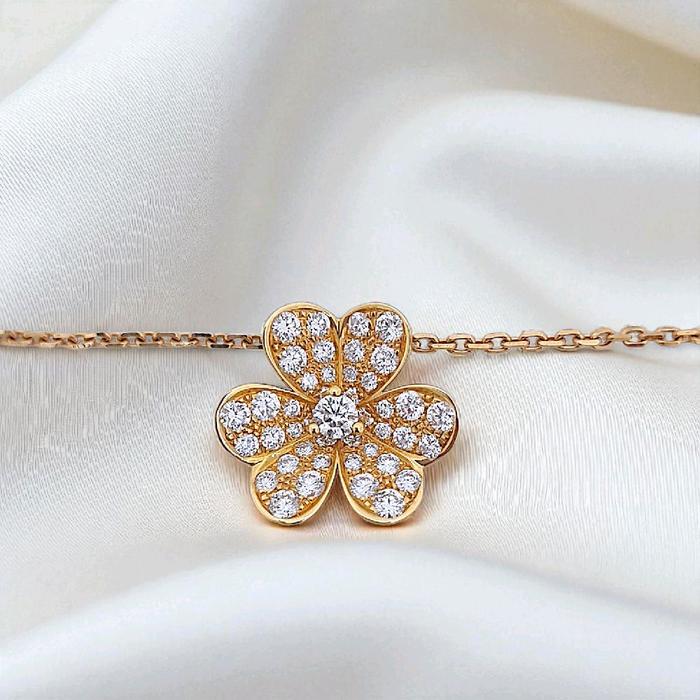 Frivole Diamond Necklace 18K / Kalung Berlian Frivole 18K / Diamond Necklace-HT-406KBD15000RY-HT