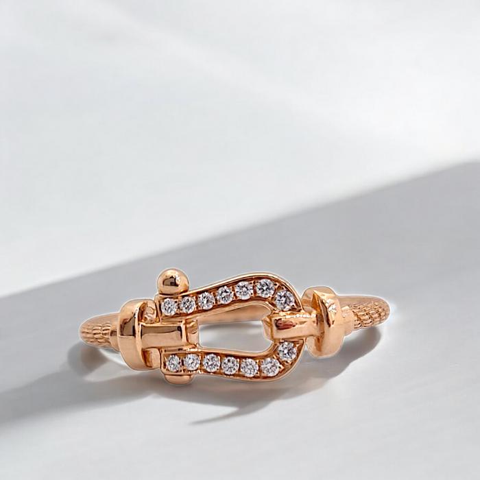 Horseshoe Diamond Ring  frd 18k/ Diamond Jewelry