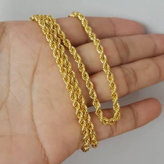 Kalung emas tambang white/gold 18k Diamond Jewelry