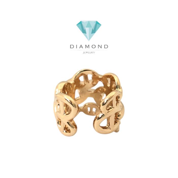 Chaine D Ancre HM Ring 18K-Diamond Jewelry-355CBD18RY-HT