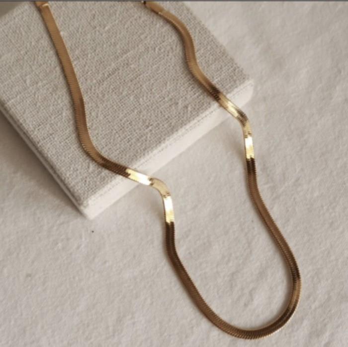 Omega necklace choker 4mm 18 cm Diamond Jewelry