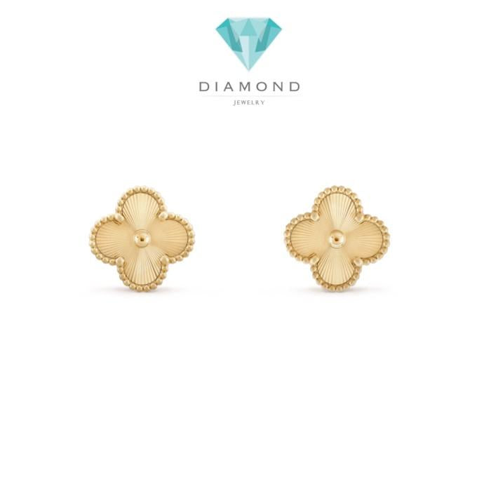 Clover Anting Gold Fashion 18K vintage