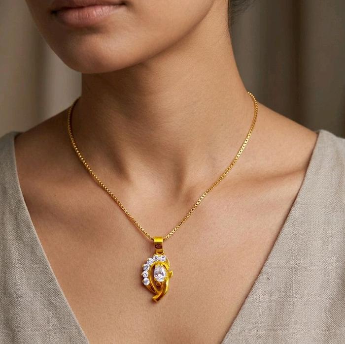 Gold Tulip Pendants 23K / Liontin Emas Tulip 23K / 251LMSWP4