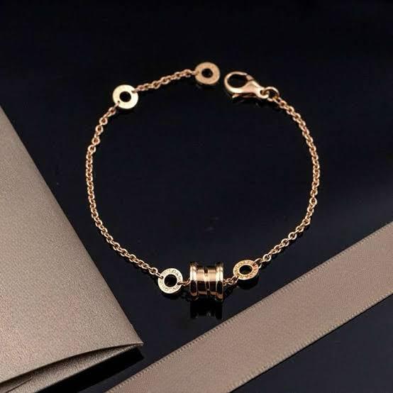 Gold Zero Bracelet 18K/Gelang Emas Zero 18K -Diamond Jewelry-152GMSSM613RY-HT