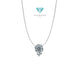 Flora Necklace Diamond White Gold 18K Diamond Jewelry-1KB5LSNEW-HT