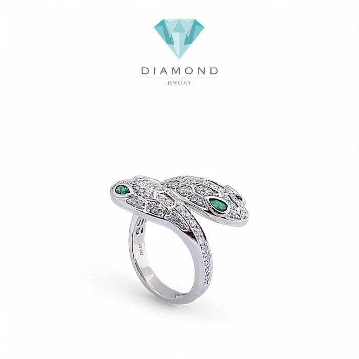 Serpenti Diamond Ring 18K / Diamond Jewelry-99CBD120000AB-HT