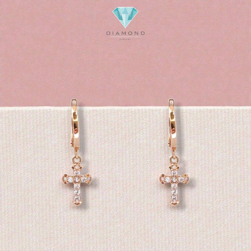 Anting Salib Emas 17K / Diamond Jewelry / 431AMS170LS