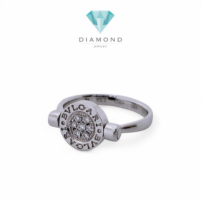 Flip Onyx Diamond Onyx Ring 18K /Diamond Jewelry-364CBD5500RY-HT