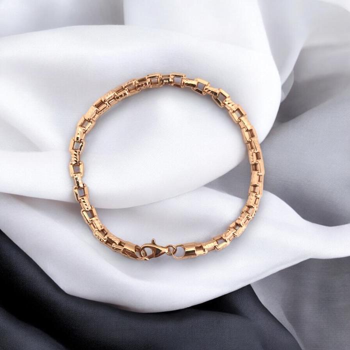 Blockchain rosegold bracelet 18k-Diamond Jewelry