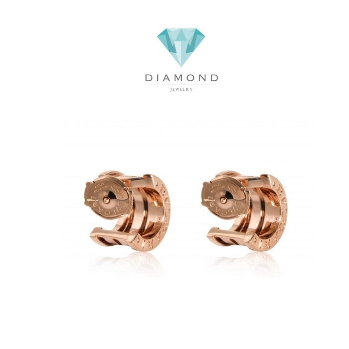 Simple earring gold 18K  zero -Diamond Jewelry bv