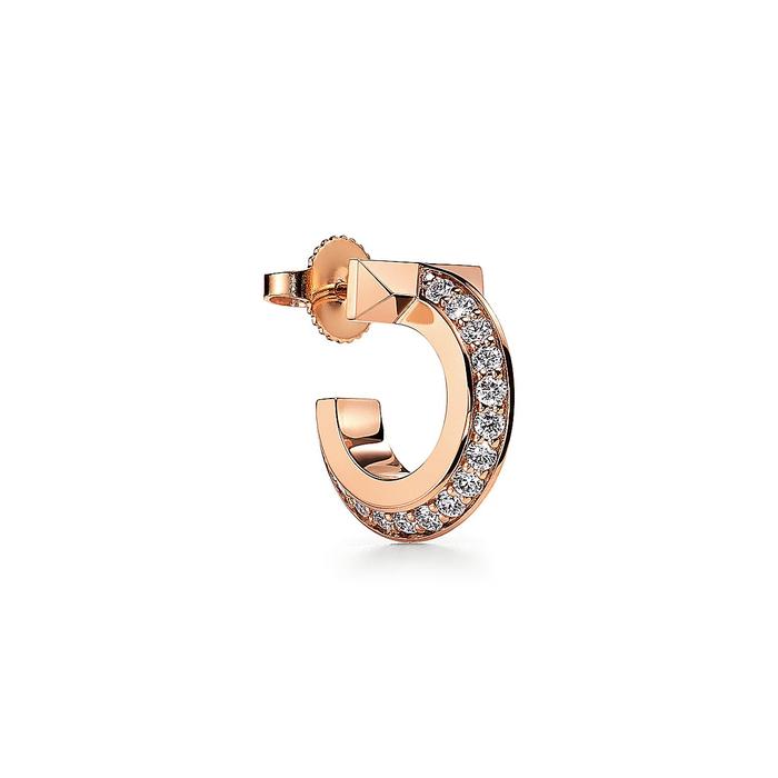 T1 Earring Diamond 18 K gold Diamond Jewelry