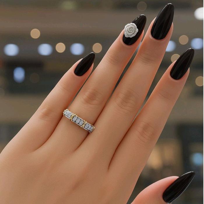 Narrow Diamond Ring 18K / Cincin Berlian Narrow 18K / Diamond Jewelry 17CBD11300RB-HT
