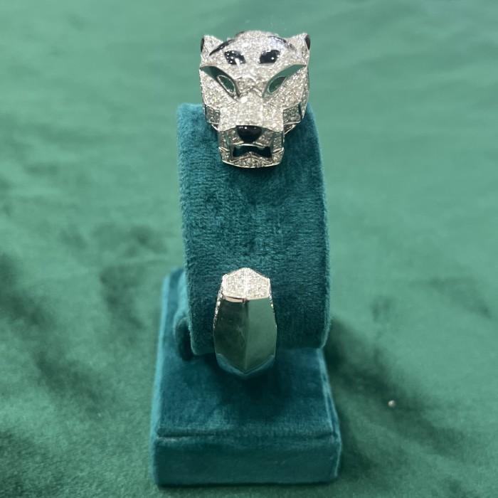 Panther big bangleemerald diamond 18k -Diamond Jewelry