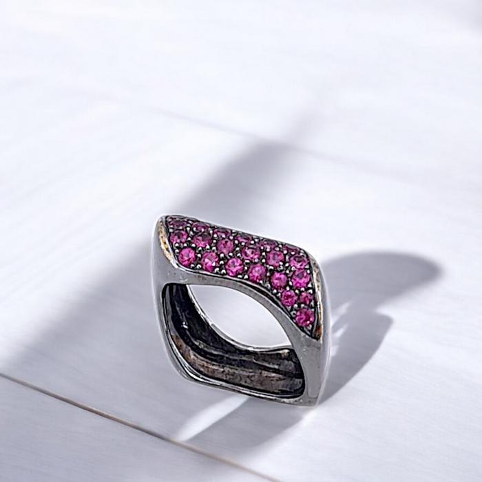 Pink Diamond Ring 18K / Diamond Jewelry