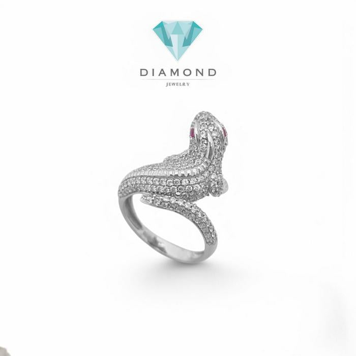 Cincin Mas Model Cicak 18K-Diamond Jewelry