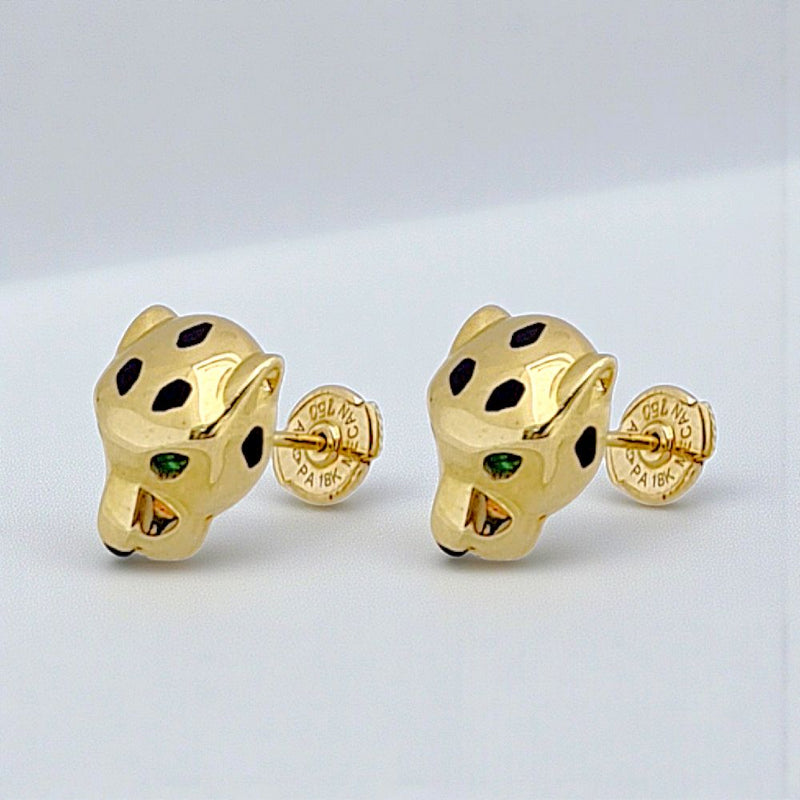 Panther Earring 18K / Anting Panther 18K / Diamond Jewelry 399ABD723RY - HT