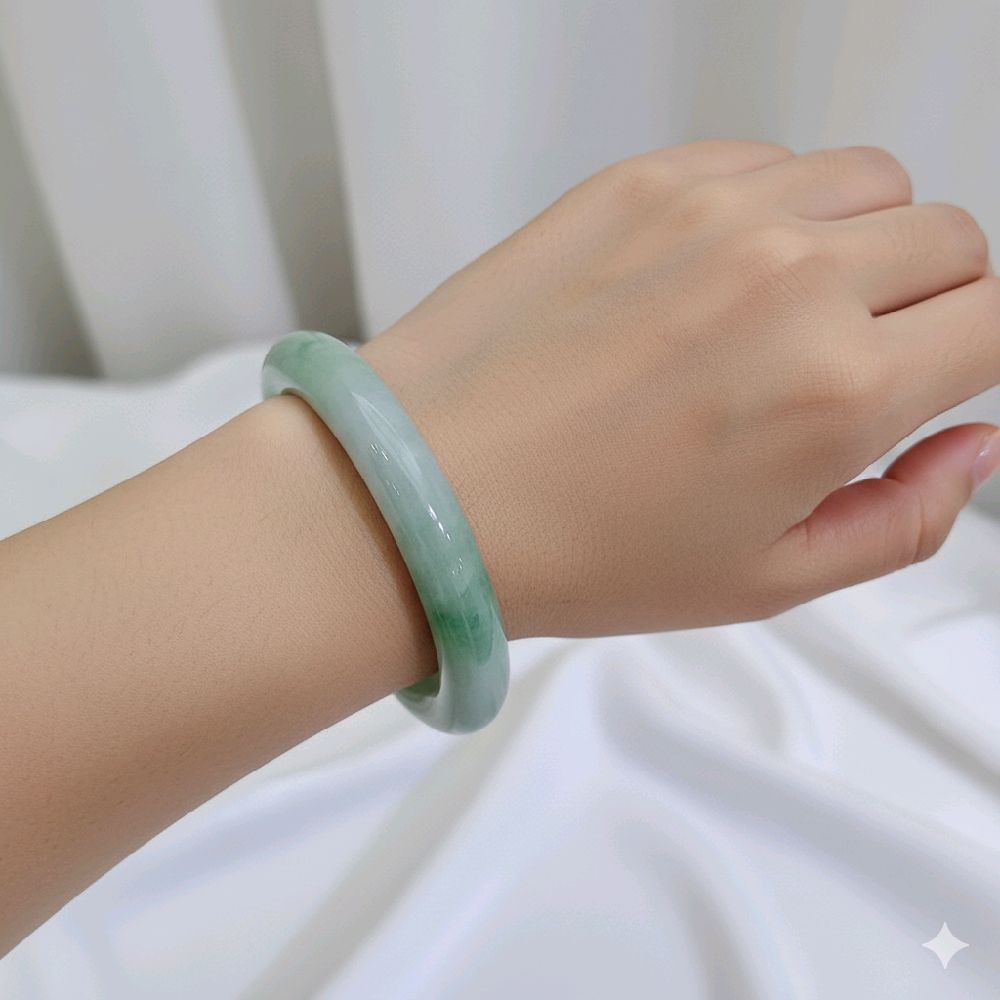 Jade Bangle / Gelang Giok / Diamond Jewelry 1BG650BMLS-HT