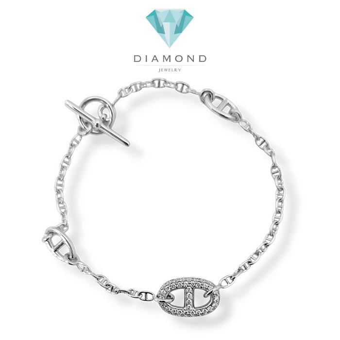 Farandole Diamond HM Chain 18k  Bracelet / Diamond Jewelry-83GBD107800AB-HT