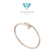 Nail 18k Bangle Narrow Juste-Diamond Jewelry-378GBD714RY
