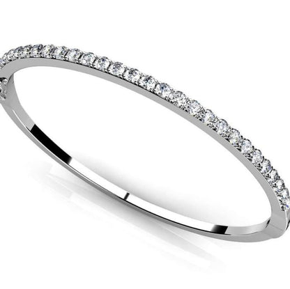 Diamond eternity ring Diamond pave full and half -Diamond Jewelry