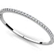 Diamond eternity ring Diamond pave full and half -Diamond Jewelry