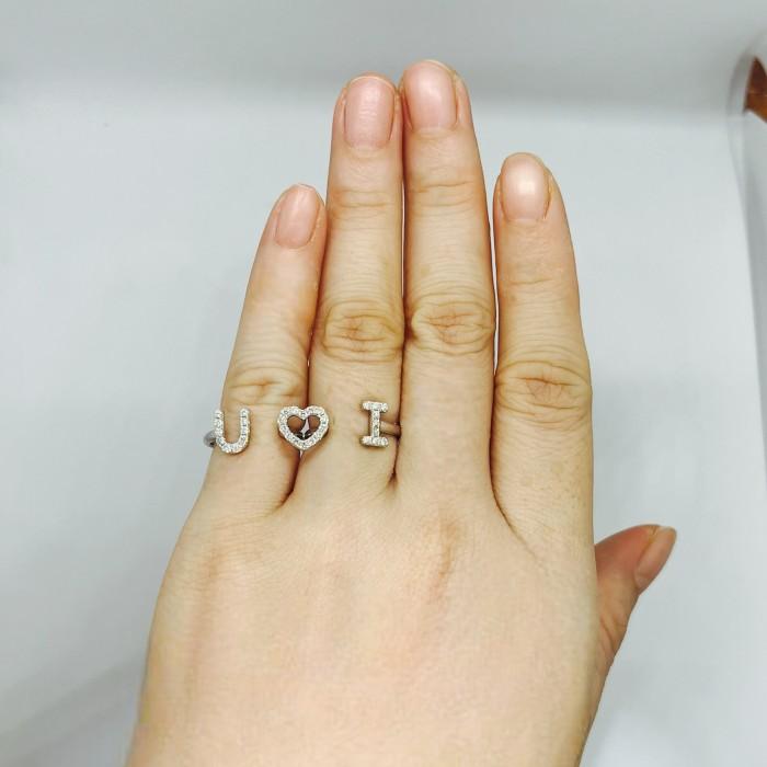 Love Confession Diamond Ring 18k gold-Diamond Jewelry