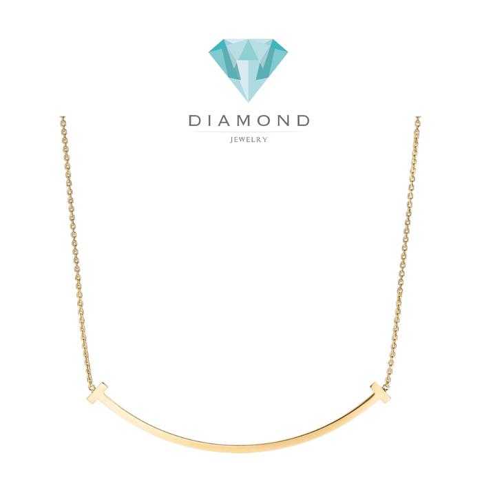 Kalung Smile Rose Gold 18K Large-Diamond Jewelry-353KBD624RY-HT
