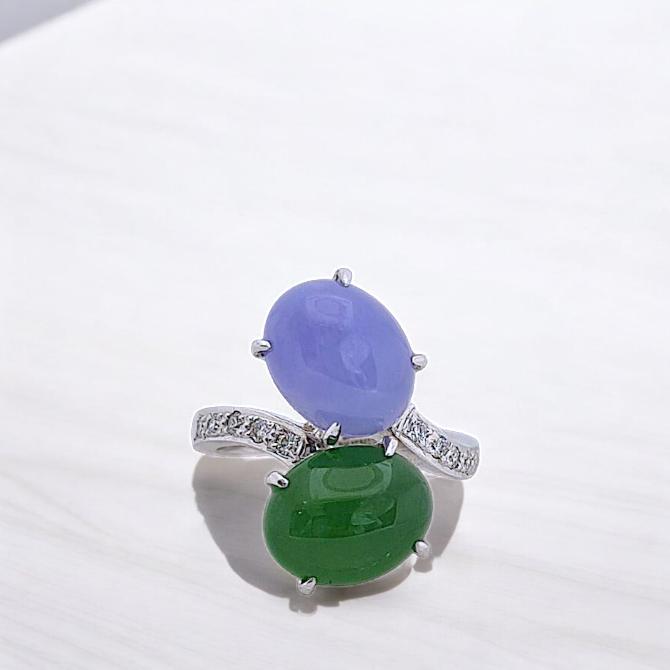 Giok Diamond Ring 18K / Diamond Jewelry