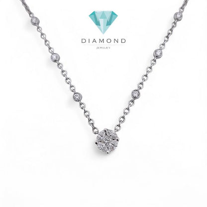 Diamond Necklace esperanza 18K Gold Diamond Jewelry