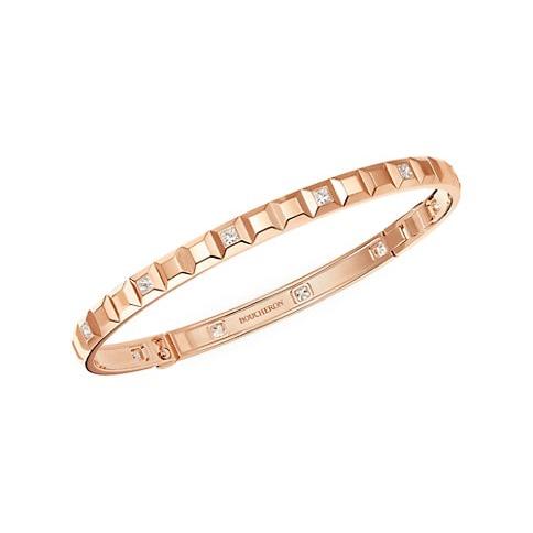 Quatre cleu bouch diamond bangle 18K rosegold -Diamond Jewelry