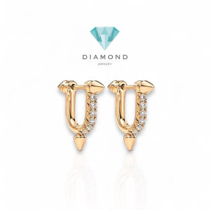 Anting titan crt diamond earring18K-Diamond Jewelry