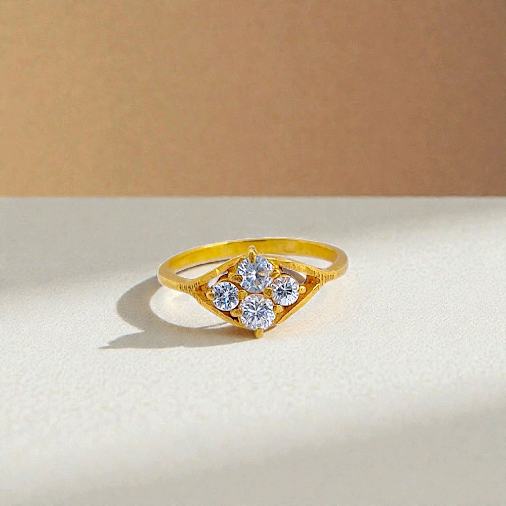 Flower Gold Ring 23K / Cincin Emas Bunga 23K / 97CMSWP3